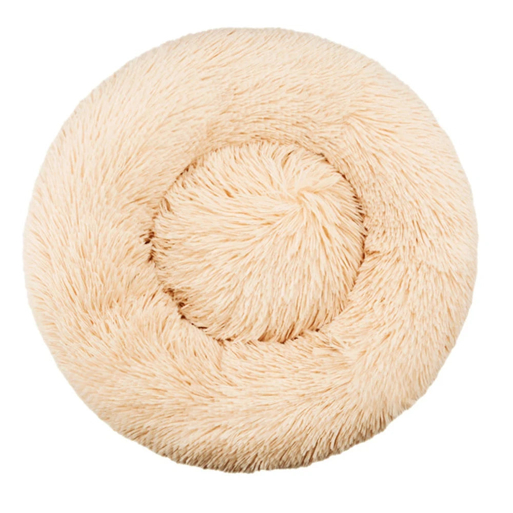 Plush Round Pet Bed