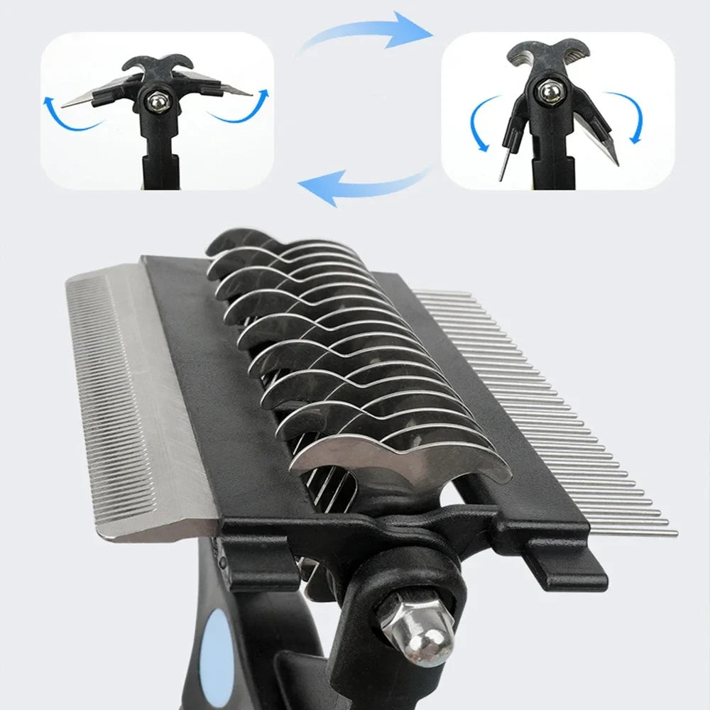 3-in-1 Pet Grooming Brush