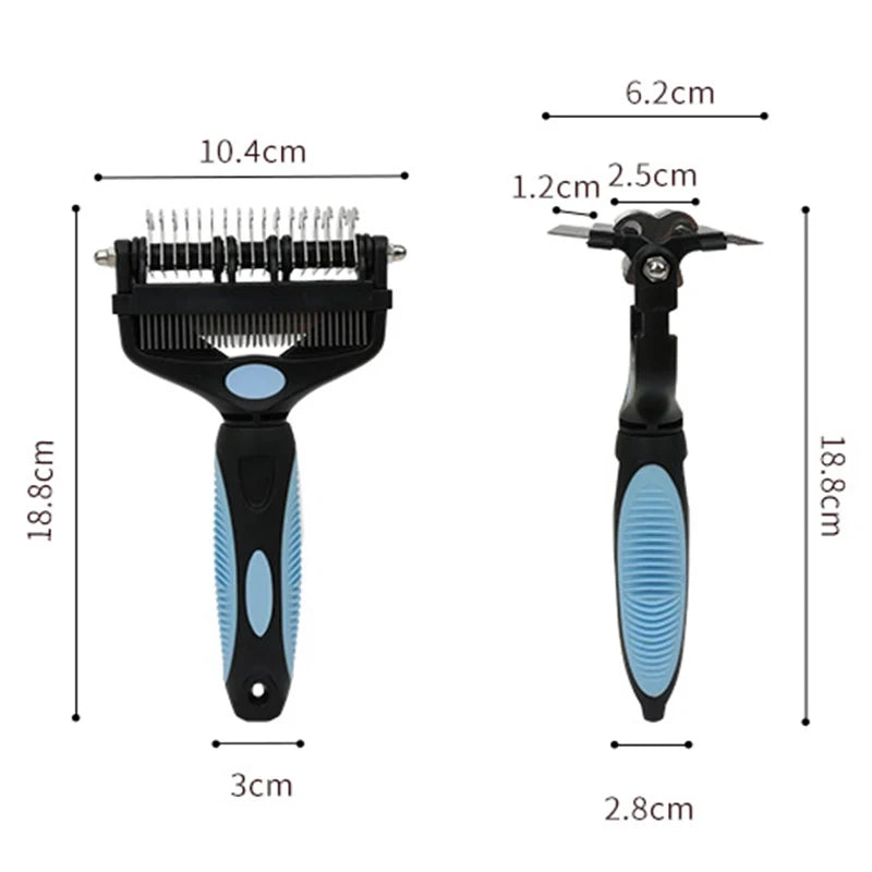 3-in-1 Pet Grooming Brush