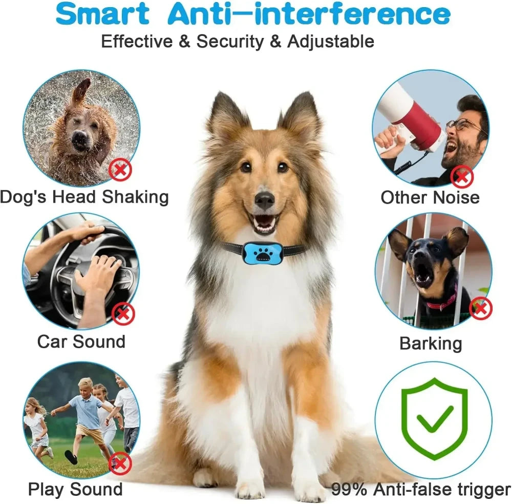 Rechargeable Ultrasonic Dog Training Collar